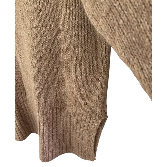 Madewell Women's Baxter Sweater Tunic XS Oversized Cozy Beige Long Sleeve - Picture 4 of 6